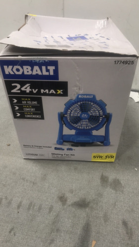 Kobalt 24v Misting Fan