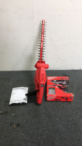 (1) Craftsman 17” Corded Hedge Trimmer (1) Craftsman Cordless Pivot Screwdriver