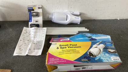 Small Pool & Spa Vacuum- (2) Kobalt Head Light