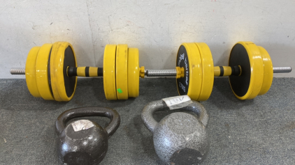 (5) Dumbbell Barbell Weights