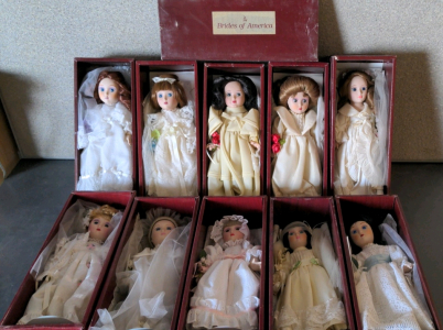 (10) Porcelain Dolls