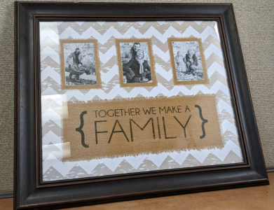 29x25 Framed "Family" Collage