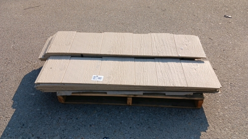 Pallet with Lap Shake Siding