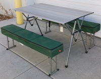 Folding Aluminum Picnic Table Set