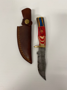 Full Tang Demascus Knife with Sheath