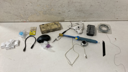 Magnifying Glasses, O Rings, Wireless Mouse, Solder Sucker, Magnifier & More