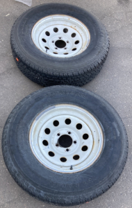 Super Trail Trailer Tires On 5-Bolt Wheels