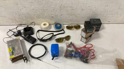 Sunglasses, Walkie Talkie, Tape & More