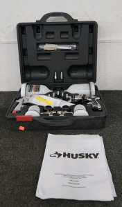 Husky Spray Gun W/Case & Accessories