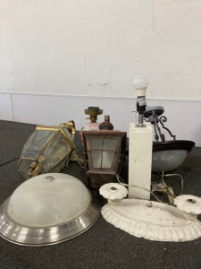 Assortment Of Light Fixtures