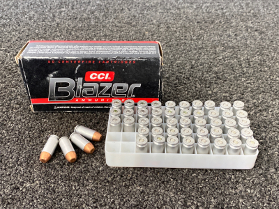 Box of CCI Blazer 40 S&W 180 GR.