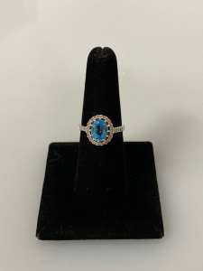 Size 7 Aquamarine Ring