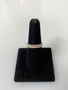 Size 6 3/4 Silver Toned Ring