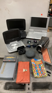 (3) Portable Dvd Players & More