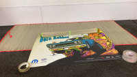 (2) Straw Mats And Mopar Poster