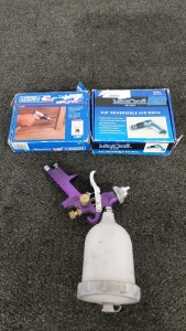 Air Drills (2) & Spray Gun