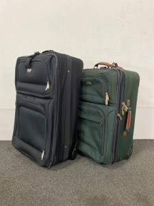 (2) Large Suitcases