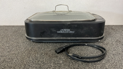 Power Smokeless Grill 20" W (Powers On)