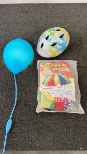 Ikea Balloon Light, Girls Bike Helmet And Parachute Game