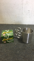 (1) Box Of (500) Remington 22 Thunderbolt Ammo (1) Custom Made YMC Micron Aluminum Knuckles Cup