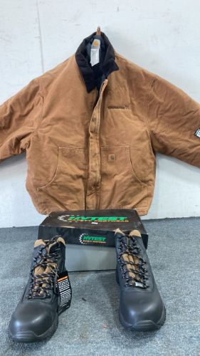 Carhartt Coat- Hytest Safety Work Boots