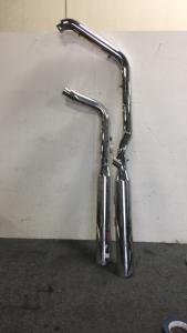 (2) Harley Davidson Motorcycle Exhaust Pipes