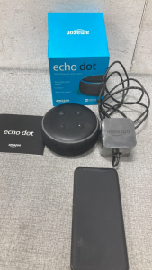 Amazon Echo Dot and Ubiolabs Power Bank