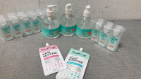 (3) Different Sizes of Hand Sanitizer