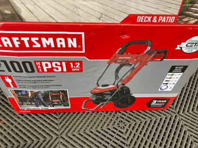 Craftsman 2100psi CMEPW2100 Pressure Washer