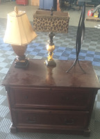 Dresser and Lamps