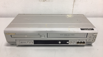 Sylvania Video Cassette Recorder & DVD/CD Player