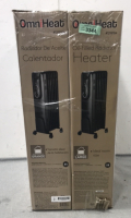 (2) Omniheat Oil Filled Radiator Heater