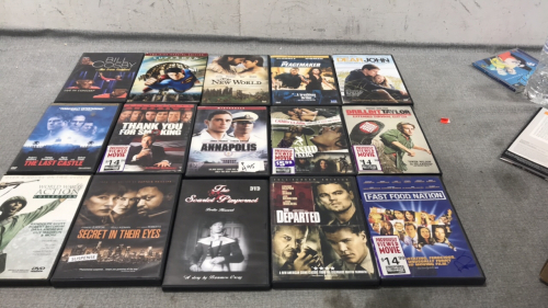 (15) DVD Movies