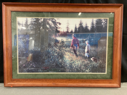 Father / Son Framed Fishing Art