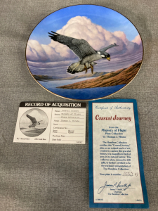 Collectors Plate: Coastal Journey series: Majesty of Flight Artist: Thomas J. Hirata 1553A