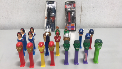 PEZ Dispensers Snow White, Incredible Hulk, Iron Man and Others