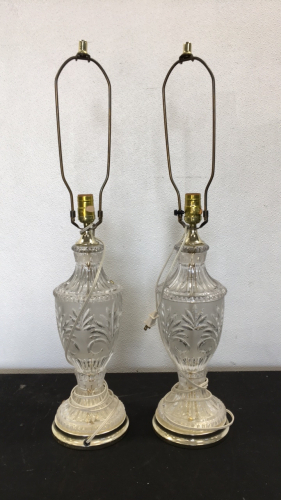 Matching Crystal Lamps