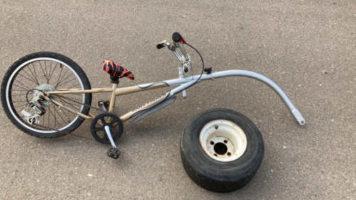 Gary Fisher Bike and Armstrong Golf Cart Tire