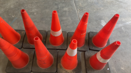 (8) Street Cones