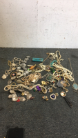 Large Lot Of Costume Jewelry