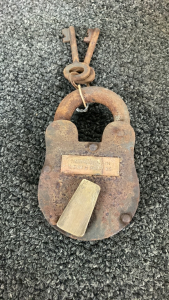 Iron Lock And Key