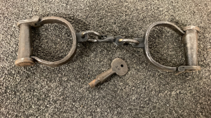 Iron Hand Cuffs With Key