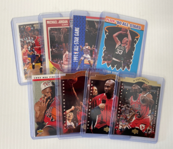 (8) Collectors Basketball Cards