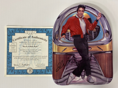 Elvis Presley Collector’s Plate “Rock-A-Hula Baby”