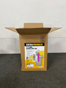 Central Pneumatic 2-2 1/2 Gallon Pressure Paint Tank New in Box