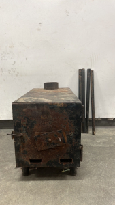 12" W x 24" D x 16" H Wood Stove with 21.5" Legs
