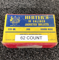 Herter’s 30 Caliber Jacketed Bullets