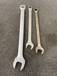 (3) Large Wrenches