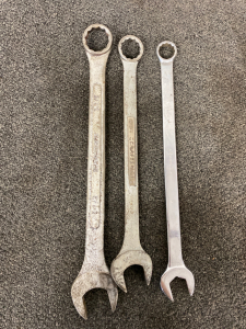 (3) Large Sized Wrenches