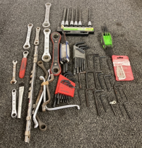 Assorted Ratchet Wrench Tools